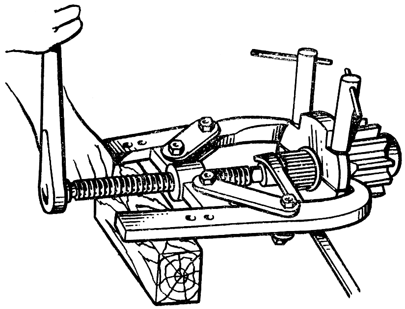Выпрессовка внутренних колец подшипников Выпрессовка внутренних колец подшипников