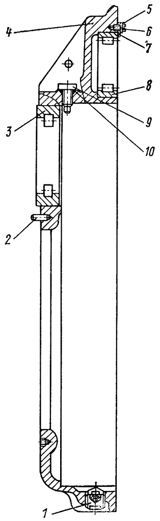 Кожух бортового редуктора Кожух бортового редуктора