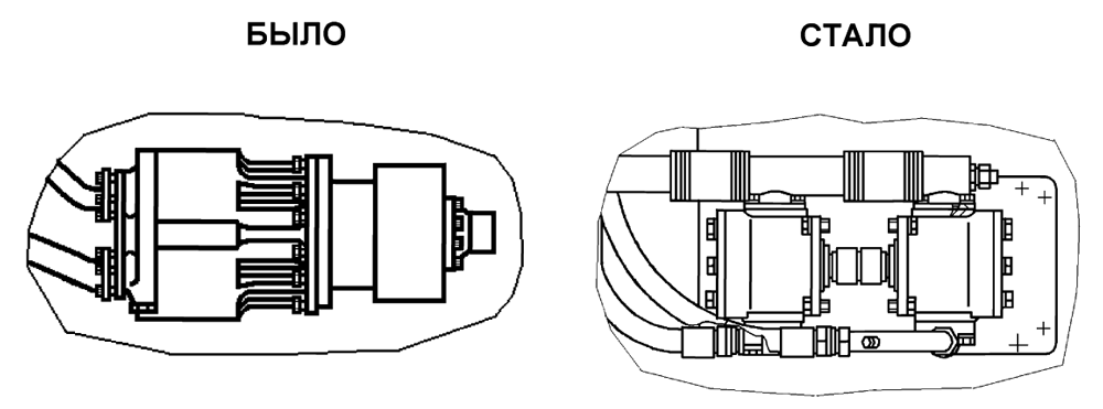 ввод двух шестеренных насосов НШ-100 ввод двух шестеренных насосов НШ-100