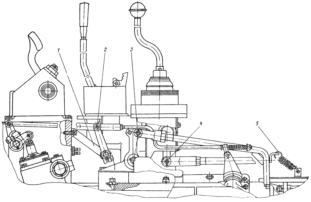 Установка механизма управления поворотом Установка механизма управления поворотом